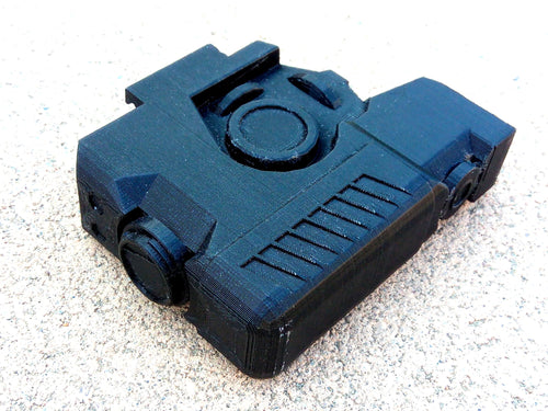 Airsoft3D Mock Laser Aiming Module (LAM) for Picatinny Rail - Stealth Hitman Cosplay Role Play LARP