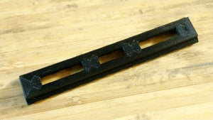 Lightweight Picatinny Rail (12-Slots) for Airgun, Airsoft Gun, Foam Dart/Ball Blaster, Paintball Marker