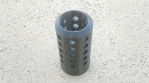 Blasters3D HMP Flash Suppressor (102mm Long) for Foam Dart/Ball Blasters - Muzzle Barrel Mod