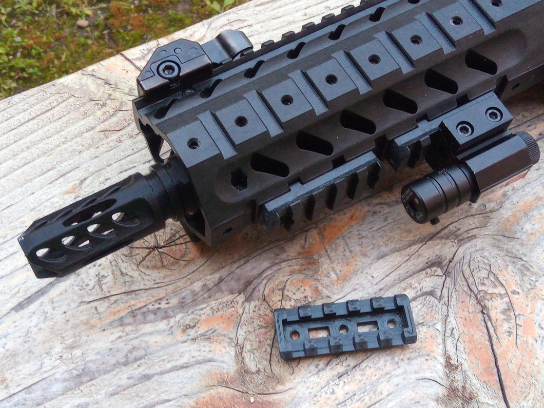 MPX 5-Slots Lightweight Picatinny Rail (PT+) - for MPX Air Rifle - Airgun Pistol - AirPower3D