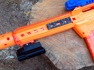 Lightweight Picatinny Rear Side Rail (8-Slots) for Nexus Pro Foam Dart SciFi Blaster - Blasters3D