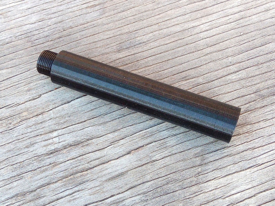 M4 External Airsoft Barrel Extension - 100mm Long, 14mm- Thread, 19mm Diameter - Airsoft3D