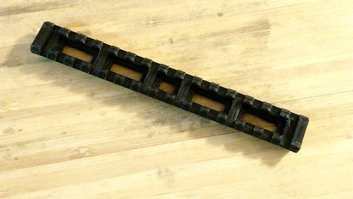 Lightweight Picatinny Rail (15-Slots) for Airgun, Airsoft Gun, Foam Dart/Ball Blaster, Paintball Marker