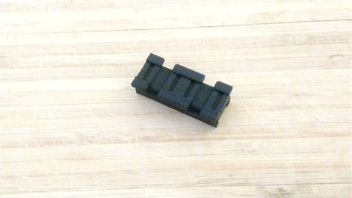 Blasters3D Micro Shots Rail to Nerf Rail Adapter (2-Slots) - Use N-Strike Elite Modulus Accessories on Nerf MicroShots - Battlefield Mod