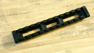 Lightweight Picatinny Rail (12-Slots) for Airgun, Airsoft Gun, Foam Dart/Ball Blaster, Paintball Marker