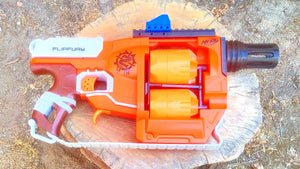 Blasters3D Flame Suppressor Muzzle (PE+) for Foam Dart/Ball Blasters - Barrel Mod - Zombie Strike