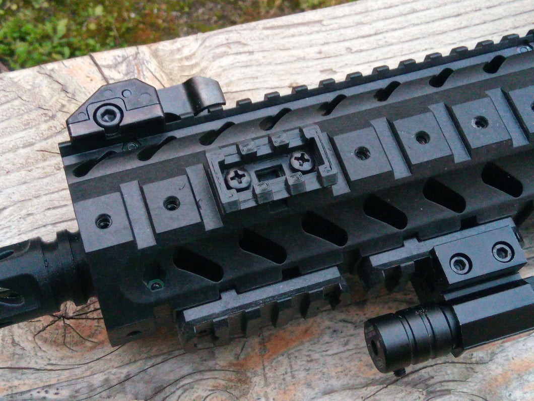 MPX 3-Slots Lightweight Picatinny Rail (PT+) - for MPX Air Rifle - Airgun Pistol - AirPower3D