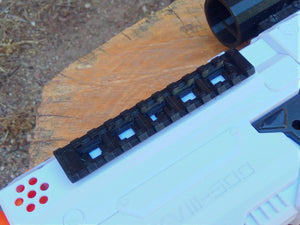 DIY Lightweight Picatinny Rail (11-Slots) for Airguns, Airsoft Guns, Foam Dart/Ball Blasters, Paintball Markers