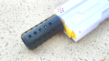 Load image into Gallery viewer, Blasters3D HMP Flash Suppressor (102mm Long) for Foam Dart/Ball Blasters - Muzzle Barrel Mod