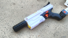 Load image into Gallery viewer, Blasters3D HMP Flash Suppressor (102mm Long) for Foam Dart/Ball Blasters - Muzzle Barrel Mod