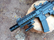 Load image into Gallery viewer, MPX Police Muzzle Device - for .177 Air Rifle - Akudama Drive Inspired - Mock Muzzle Brake Flashhider - Barrel Tip Mod - AirPower3D