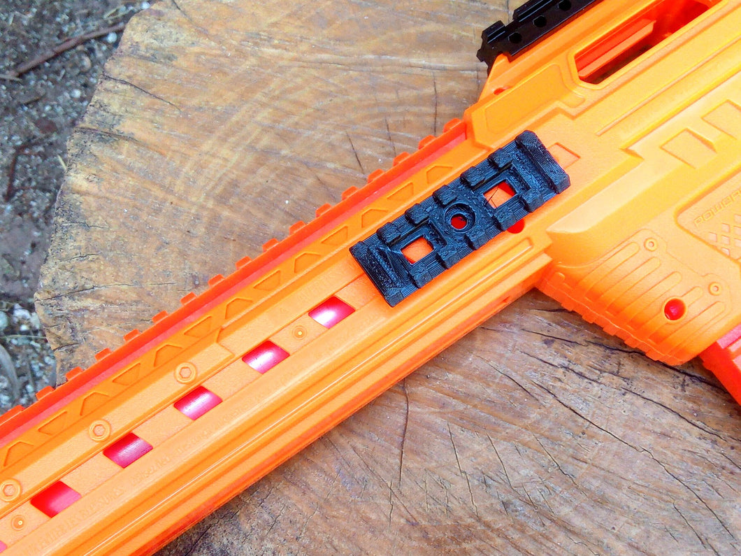 Lightweight Picatinny Rear Side Rail (6-Slots) for Nexus Pro Foam Dart SciFi Blaster - Blasters3D
