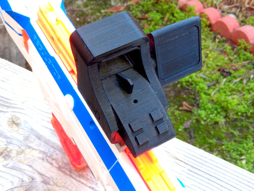 Blasters3D Tactical Video Sight for Airguns, Airsoft Guns, Foam Dart Blasters, and Paintball Markers - Picatinny, Foam Dart, and Rival Rail Available