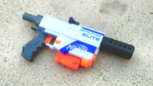 Load image into Gallery viewer, Blasters3D HMP Flash Suppressor (102mm Long) for Foam Dart/Ball Blasters - Muzzle Barrel Mod
