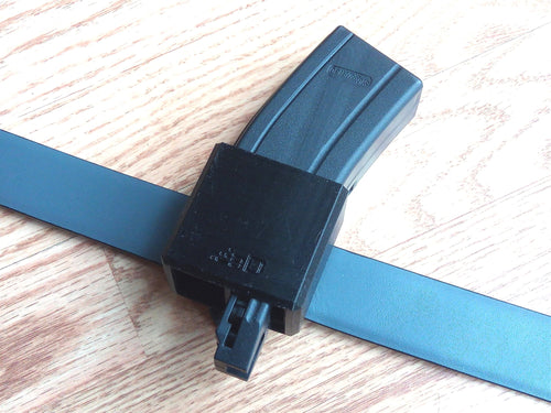 MCX MPX Magazine Carrier Pouch Holster for Dress Belt - Also Works with Virtus Air Pellet Semi-Automatic Rifle Gun - AirPower3D