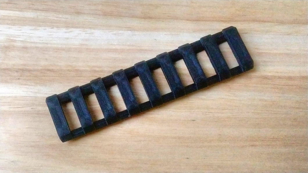 Airsoft3D Top Picatinny Rail (8-Slots) for Desert Eagle .44 Magnum Airsoft Spring Pistol - Weaver NATO Accessory - Deadpool Cosplay