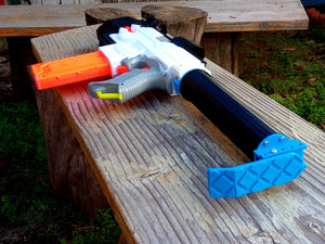 Incognito Minimalist Shoulder Stock Pad - for Airgun, Airsoft Gun, Foam Dart/Ball Blaster, and Paintball Marker - AirPower3D TeleScopix System