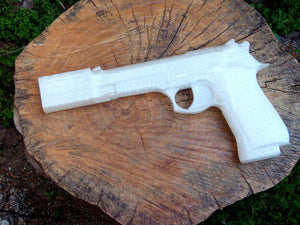 M92 Pistol Replica with the Professional Compensator (PE+) - Assassin Hitman Prop - Toy Gun - Airsoft3D