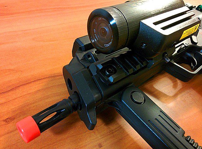 AirPower3D Contour Video Camera Picatinny Mount Adapter (PT+) - ContourROAM Air Gun Paintball Airsoft3D AirGun Pistol Rifle SMG Shotgun