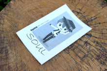 Load image into Gallery viewer, ENFP INTJ Soul Mate Couple B/W 4"x6" Thermal Stickers - Kawaii Anime Chibi - MBTI Thoughts - Myers Briggs Type Indicator Personality - Pongo Beach