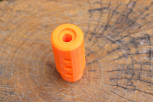 Sonic Disruptor Muzzle Brake for SplatRBall SRB400 Gel Blaster - Mock Barrel Customization Mod - Attaches to Original Orange Tip - No Tools Required - Blasters3D