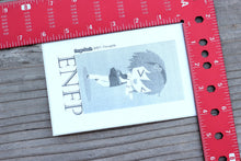 Load image into Gallery viewer, ENFP Girl B/W 4"x6" Thermal Sticker - Kawaii Anime Chibi - MBTI Thoughts - Myers Briggs Type Indicator Personality - Pongo Beach