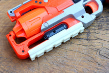 Load image into Gallery viewer, Blasters3D Bottom Nerf Tactical Rail (6-Slots) for Nerf Zombie Strike HammerShot Revolver Blaster - Clip On Performance Mod - No Tool Needed