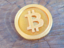 Load image into Gallery viewer, Physical Bitcoin BTC - Symbolic Cryptocurrency Memorabilia Gift - Tangible Coin - for Crypto Investment Trading Fans - EveryThang3D