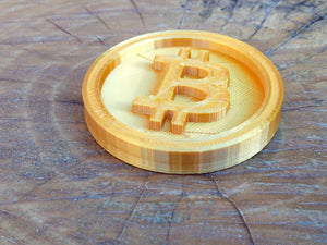 Physical Bitcoin BTC - Symbolic Cryptocurrency Memorabilia Gift - Tangible Coin - for Crypto Investment Trading Fans - EveryThang3D