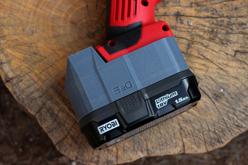 DIY Adapter for Ryobi ONE+ Battery to Milwaukee M18 Power Tool - Interchange Batteries Between Brands - Single Battery Does It - EveryThang3D