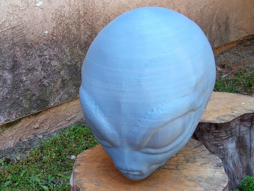 Giant Alien Head for EveryThang3D Life-Size 4.5' Tall Area 51 