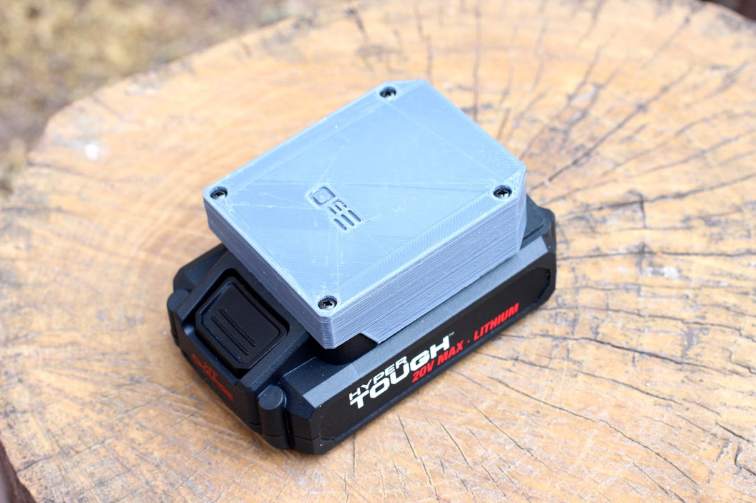 DIY Project Box for Hyper Tough 20-Volt 20V MAX Battery - Utilize the Energy of Your Spare Power Tool Lithium-Ion Battery - EveryThang3D