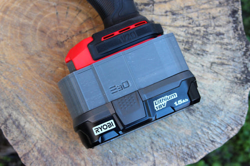 DIY Adapter for Ryobi ONE+ Battery to Craftsman V20 Power Tool - Interchange Batteries Between Brands - Single Battery Does It - EveryThang3D