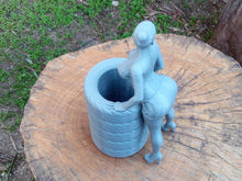 Load image into Gallery viewer, Hot Rod Girl Pen and Pencil Holder (PE+) - Fun Sexy Gift for Car Racing Fans -Busty Pinup (Pin Up) Model -  EveryThang3D