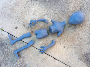 Area 51 "The Grey" Type A Alien 24" Tall Statue - Conspiracy Theory - Zeta Reticulans - Roswell Gray - Unidentified Flying Object UFO - EveryThang3D