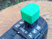 Load image into Gallery viewer, Dust Cap for Ryobi 18V ONE+ Battery - Protects Positive and Negative Electrical Terminals from Dusty Workshop &amp; Environments - EveryThang3D