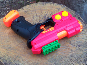 Blasters3D Picatinny Rail Adapter (5 Slots) for Hyper / Rival Blasters - Allows Use of Picatinny Parts: Sight, Scope, Laser, Flashlight