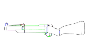 M79 Grenade Launcher Replica - 40mm Shell Prop