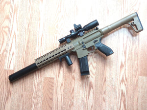 AirPower3D Picatinny Rail for 1" Scope Tube - Works with MCX 1-4x24 Riflescope - For mounting Red Dot Reflex Sight on airguns