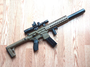 AirPower3D Picatinny Rail for 1" Scope Tube - Works with MCX 1-4x24 Riflescope - For mounting Red Dot Reflex Sight on airguns