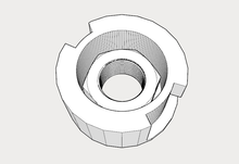 Load image into Gallery viewer, Modulus Muzzle to Airsoft Barrel Adapter Mark II - AirPower3D