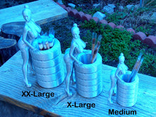 Load image into Gallery viewer, Hot Rod Girl Pen and Pencil Holder (PE+) - Fun Sexy Gift for Car Racing Fans -Busty Pinup (Pin Up) Model -  EveryThang3D