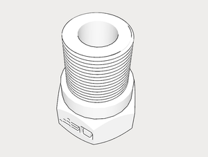 Airsoft Muzzle / Barrel Adapter (14mm- to 16mm+) for SoftAir Gun - Airsoft3D