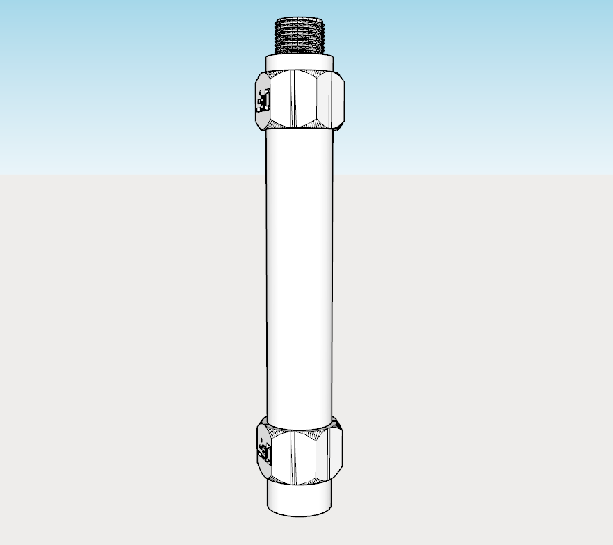 MCX MPX 130mm Barrel Extension for MCX/MPX CO2 Air Rifle Gun - Use Airsoft Mock Silencers and Suppressors on AirGun - AirPower3D