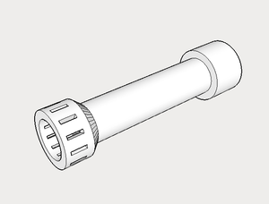 A300 Flashhider Barrel (232mm Long) for Foam Dart/Ball Blasters - Blasters3D
