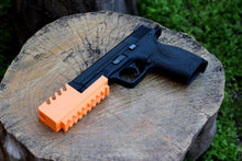 Load image into Gallery viewer, Airsoft3D Strike Frame Mounted Compensator Mk. II with Rail for G17, G18c, M&amp;P 40, and M&amp;P 9 SoftAir Pistol - Airsoft Electronic Gun - Gas BlowBack (GBB)