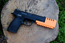 Load image into Gallery viewer, Airsoft3D Strike Frame Mounted Compensator Mk. II with Rail for G17, G18c, M&amp;P 40, and M&amp;P 9 SoftAir Pistol - Airsoft Electronic Gun - Gas BlowBack (GBB)