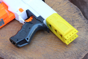 Blasters3D Modulus Receiver Picatinny Mount Adapter (Long) - Slide On Performance Mod for Nerf Foam Dart Toy Blasters - Build Ergonomic Science Fiction Weapons - TeleScopix