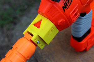 Blasters3D Modulus Receiver Picatinny Mount Adapter (Short) - Slide On Performance Mod for Nerf Foam Dart Toy Blasters - Build Ergonomic Science Fiction Weapons - TeleScopix