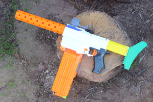Blasters3D Modulus Receiver Picatinny Mount Adapter (Long) - Slide On Performance Mod for Nerf Foam Dart Toy Blasters - Build Ergonomic Science Fiction Weapons - TeleScopix